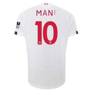 Maillot Liverpool NO.10 Mane Exterieur 2019 2020 Blanc Pas Cher Maillot Liverpool NO.10 Mane Exterieur 2019 2020 Blanc Pas Cher