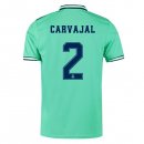 Maillot Real Madrid NO.2 Carvajal Third 2019 2020 Vert Pas Cher