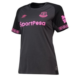 Maillot Everton Exterieur Femme 2018 2019 Noir Pas Cher