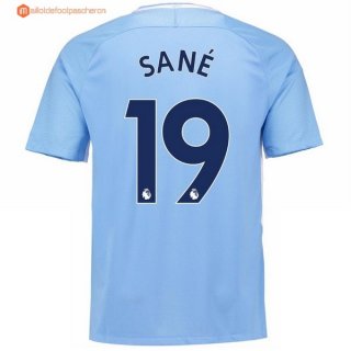 Maillot Manchester City Domicile Sane 2017 2018 Pas Cher