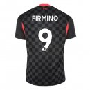 Maillot Liverpool NO.9 Firmino Third 2020 2021 Noir Pas Cher