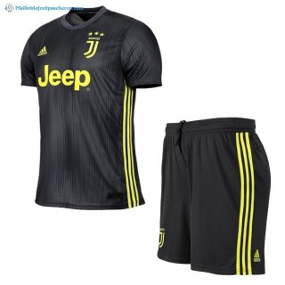 Maillot Juventus Third Enfant 2018 2019 Gris Pas Cher