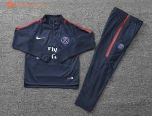 Survetement Paris Saint Germain Enfant 2017 2018 Bleu Pas Cher