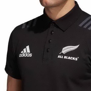 Maillot All Blacks Polo 2018 Noir Pas Cher