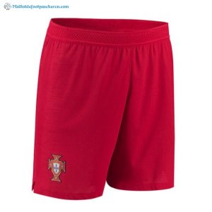 Pantalon Portugal Domicile 2018 Rouge Pas Cher