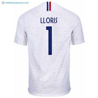 Maillot France Exterieur Lloris 2018 Blanc Pas Cher