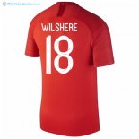 Maillot Angleterre Exterieur Wilshere 2018 Rouge Pas Cher