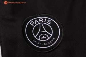 Survetement Paris Saint Germain 2017 2018 Gris Noir Pas Cher