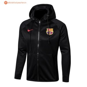 Sweat Shirt Capuche Barcelona 2017 2018 Noir Pas Cher