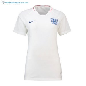 Maillot Angleterre Domicile Femme 2018 Blanc Pas Cher