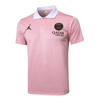 Polo PSG 2025 2026 Rose Blanc Polo PSG 2025 2026 Rose Blanc