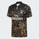 Maillot Real Madrid EA Sport 2019 2020 Jaune Noir Pas Cher