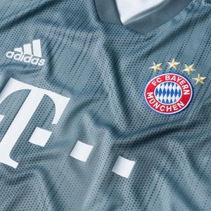 Maillot Bayern Munich Third 2018 2019 Gris Pas Cher