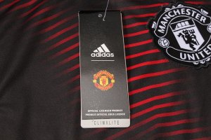 Entrainement Manchester United Ensemble Complet 2018 2019 Rouge Noir Pas Cher