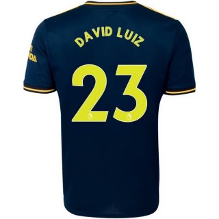 Maillot Arsenal NO.23 David Luiz Third 2019 2020 Bleu Pas Cher Maillot Arsenal NO.23 David Luiz Third 2019 2020 Bleu Pas Cher