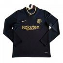 Thailande Maillot Barcelona Exterieur ML 2020 2021 Noir Pas Cher