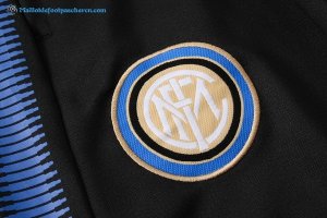 Entrainement Inter de Milán Ensemble Complet 2017 2018 Bleu Pas Cher