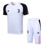 Maillot Entrainement Juventus Ensemble Complet 2023 2024 Blanc