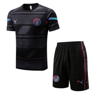 Maillot Entrainement Manchester City Ensemble Complet 2022 2023 Gris Maillot Entrainement Manchester City Ensemble Complet 2022 2023 Gris