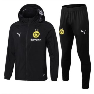 Coupe Vent Borussia Dortmund Ensemble Complet 2018 2019 Noir Pas Cher