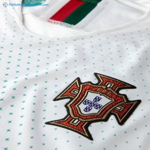 Thailande Maillot Portugal Exterieur 2018 Blanc Pas Cher