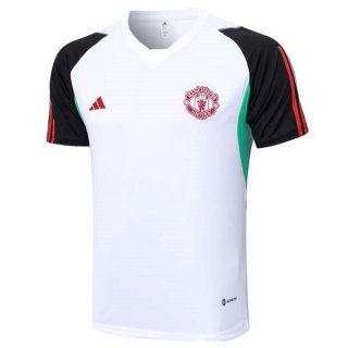 Maillot Entrainement Manchester United 2023 2024 Blanc Maillot Entrainement Manchester United 2023 2024 Blanc