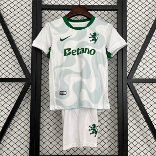 Maillot Sporting Lisbon Exterieur Enfant 2025-2026 Maillot Sporting Lisbon Exterieur Enfant 2025-2026