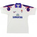 Thailande Maillot Fiorentina Exterieur Retro 1995 1996 Blanc Pas Cher
