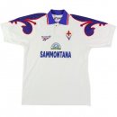 Thailande Maillot Fiorentina Exterieur Retro 1995 1996 Blanc Pas Cher