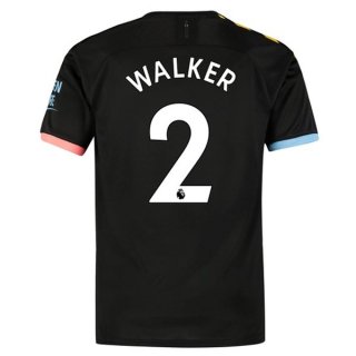 Maillot Manchester City NO.2 Walker Exterieur 2019 2020 Noir Pas Cher Maillot Manchester City NO.2 Walker Exterieur 2019 2020 Noir Pas Cher