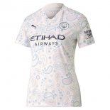 Maillot Manchester City Third Femme 2020 2021 Blanc Pas Cher