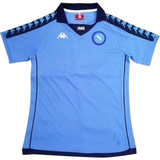Maillot Naples Retro 2018 2019 Bleu Pas Cher Maillot Naples Retro 2018 2019 Bleu Pas Cher