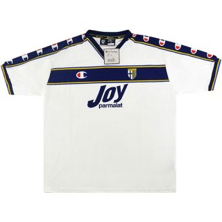 Thailande Maillot Parma Champion Exterieur Retro 2001 2002 Blanc Pas Cher Thailande Maillot Parma Champion Exterieur Retro 2001 2002 Blanc Pas Cher