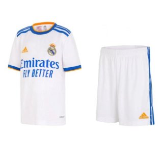 Maillot Real Madrid Domicile Enfant 2021 2022 Blanc Pas Cher