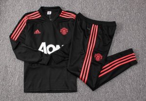 Survetement Manchester United 2018 2019 Rouge Noir Blanc Pas Cher
