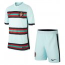 Maillot Portugal Exterieur Enfant 2020 Blanc Pas Cher