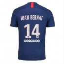 Maillot Paris Saint Germain NO.14 Juan Bernat Domicile 2019 2020 Bleu Pas Cher