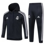 Survetement Enfant Real Madrid 2018 2019 Blanc Noir Pas Cher