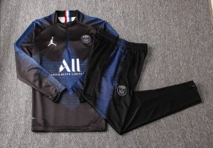 JORDAN Survetement Paris Saint Germain 2019 2020 Noir Bleu Blanc Pas Cher