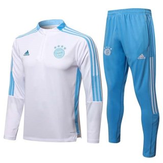 Training Top Bayern Munich 2022 Blanc Bleu Training Top Bayern Munich 2022 Blanc Bleu