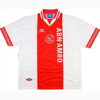 Thailande Maillot Ajax Domicile Retro 1994 1995 Rouge Blanc Pas Cher Thailande Maillot Ajax Domicile Retro 1994 1995 Rouge Blanc Pas Cher