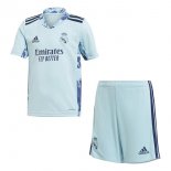 Maillot Real Madrid Domicile Enfant Gardien 2020 2021 Bleu Pas Cher