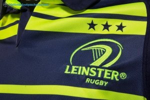 Maillot Rugby Leinster Exterieur 2017 2018 Noir Vert Pas Cher