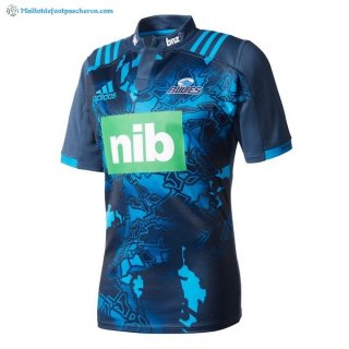 Maillot Rugby Blues 2017 2018 Bleu Pas Cher