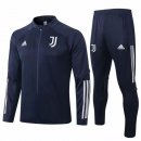 Survetement Juventus 2020 2021 Bleu Marine Blanc Pas Cher