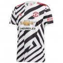 Thailande Maillot Manchester United Third 2020 2021 Blanc Pas Cher