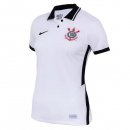 Maillot Corinthians Paulista Domicile Femme 2020 2021 Blanc Pas Cher