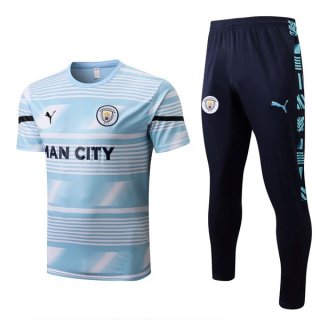 Maillot Manchester City Ensemble Complet 2022 2023 Bleu