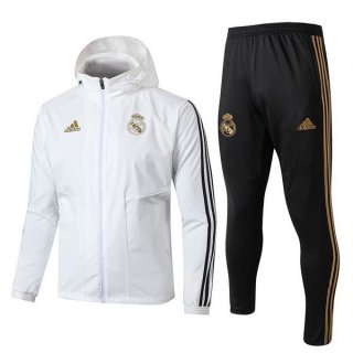 Coupe Vent Real Madrid Ensemble Complet 2019 2020 Blanc Noir Pas Cher Coupe Vent Real Madrid Ensemble Complet 2019 2020 Blanc Noir Pas Cher