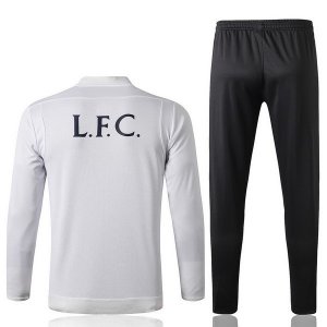 Survetement Enfant Liverpool 2019 2020 Blanc Noir Pas Cher